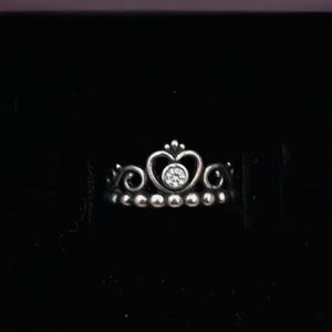 Pandora Silver My Princess Tiara Ring